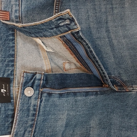 7 For All Mankind The High Waist Ankle Skinny Jeans - Picture 8 of 12